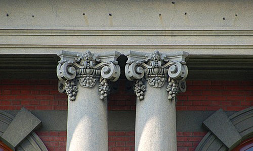 National Taiwan Museum stone pillar