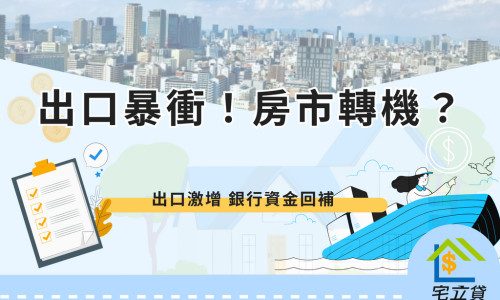 Exports up Housing market turns around