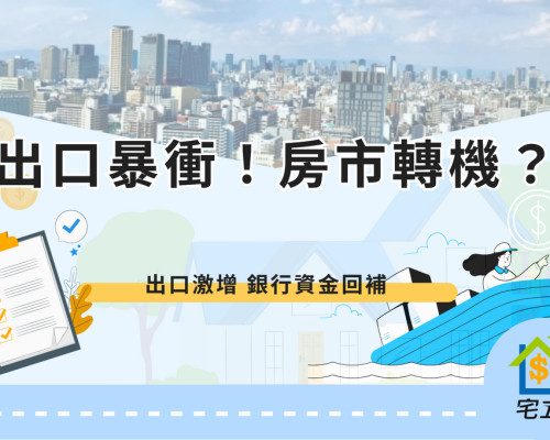 Exports up Housing market turns around